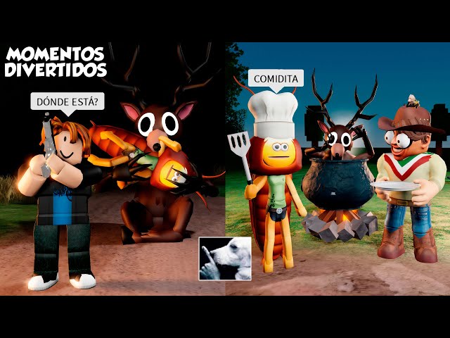99 DÍAS EN EL BOSQUE MOMENTOS DIVERTIDOS con @SilvioGamer (ROBLOX)