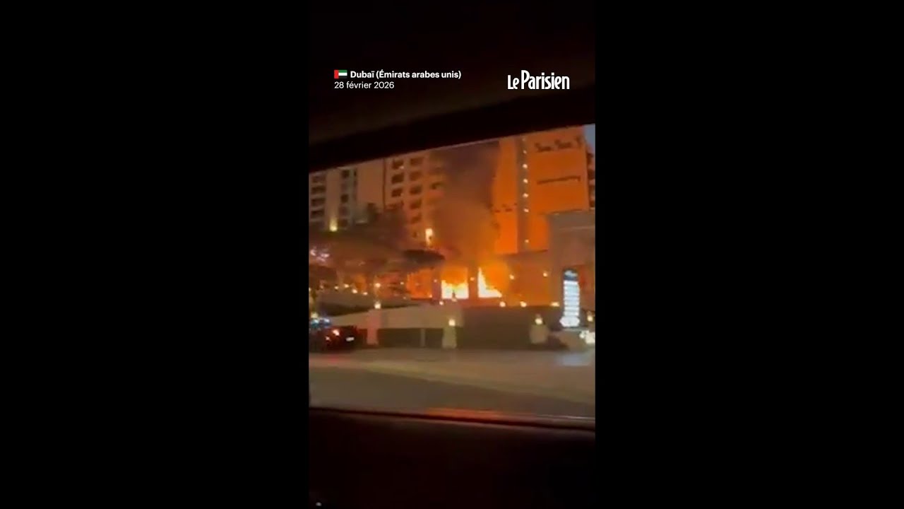 Guerre au Moyen-Orient : explosion sur l'île artificielle The Palm à Dubaï