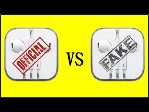 Earpods: REAL vs FAKE - YouTube