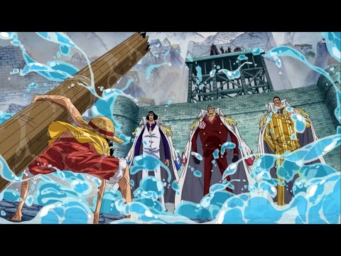 Upload mp3 to YouTube and audio cutter for Luffy vs Marine Fleet Admirals「4k」「60fps」║ One Piece download from Youtube