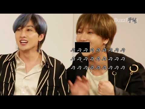 차분했다가 갑자기 시끄러워지는 슈퍼주니어의 이상한 인터뷰 방식