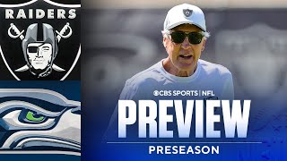 NFL Preseason Game Preview: Raiders at Seahawks | Pete Carroll, Geno Smith return to Seattle