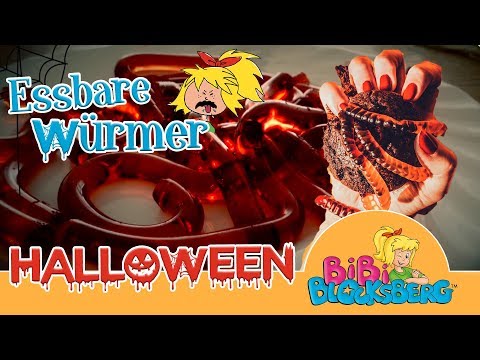 Bibi Blocksberg - Halloween | glibberige Ekelwürmer zum Essen / einfach selber gemacht!