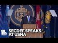 Defense Secretary Lloyd Austin at USNA Graduation and Commissioning Ceremony