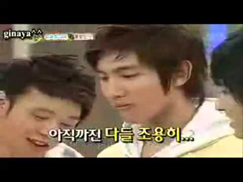 DBSK vs SUPER JUNIOR EATING PAPER