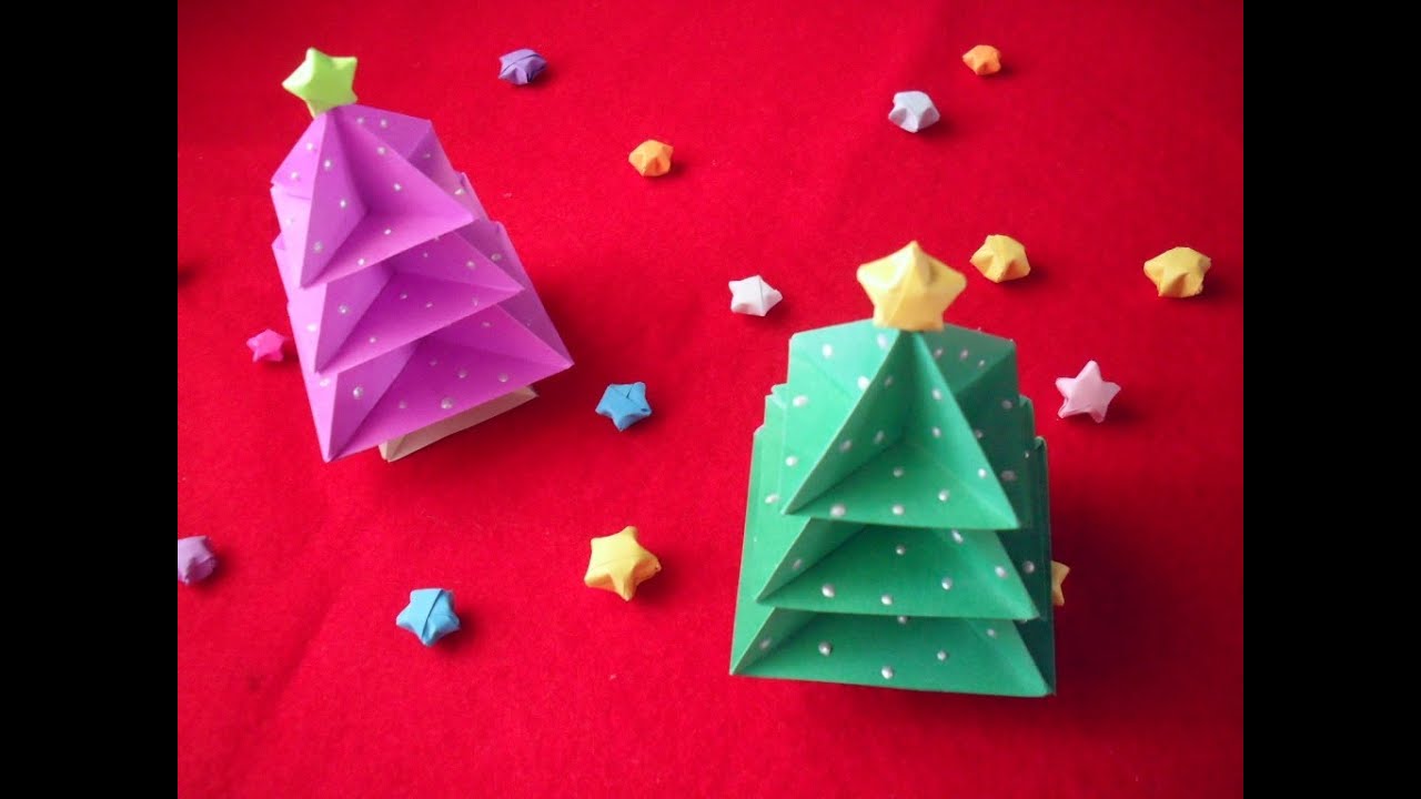 NAVIDADPinito Navideño [ORIGAMI] YouTube