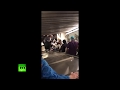 Terrifying moment subway escalator in Rome breaks down- Caught On Cam