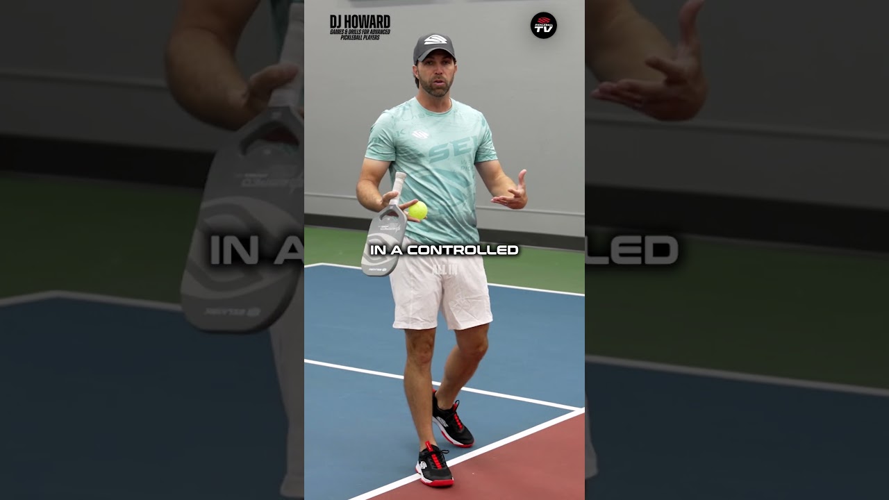 Pickleball mental coach DJ Howard will teach you a game called “Slinky Volleys” 👌 #pickleball