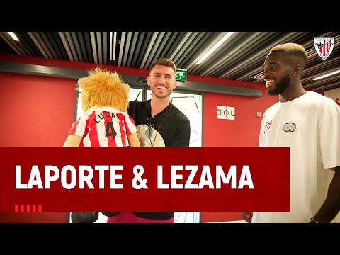 Laporte & Lezama I Visiting our new facilities I Athletic Club 2022/23