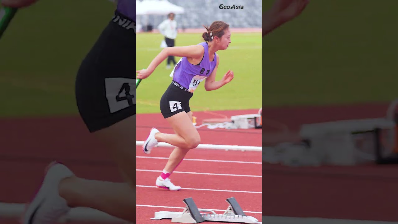 활력과 패기가 살아있다!! 정서현(광주중앙고) #athletics #정서현 #여자육상 #trackandfield #sportstar #shorts
