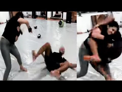 Actress Nivetha Thomas practicing martial arts video goes viral Actress Nivetha Thomas practicing martial arts video goes viral