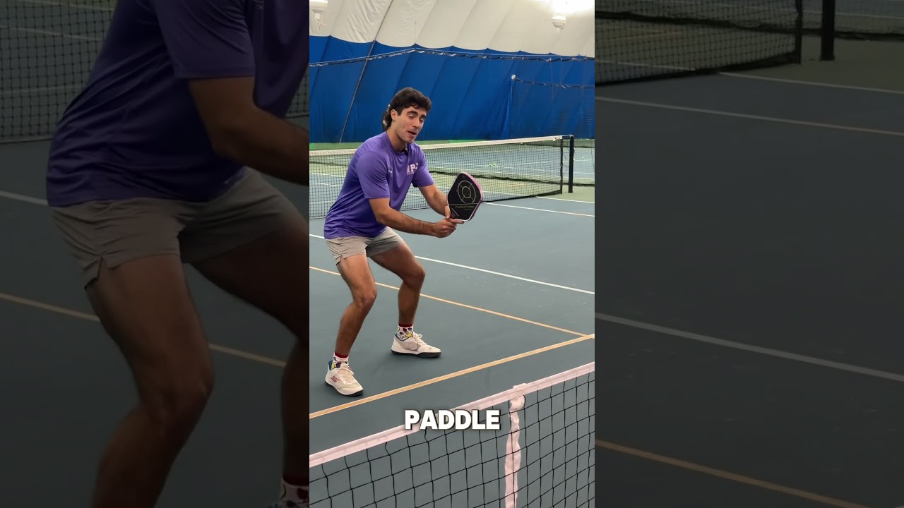Professional pickleball player, Richard Livornese Jr., explains the two handed top spin dink!