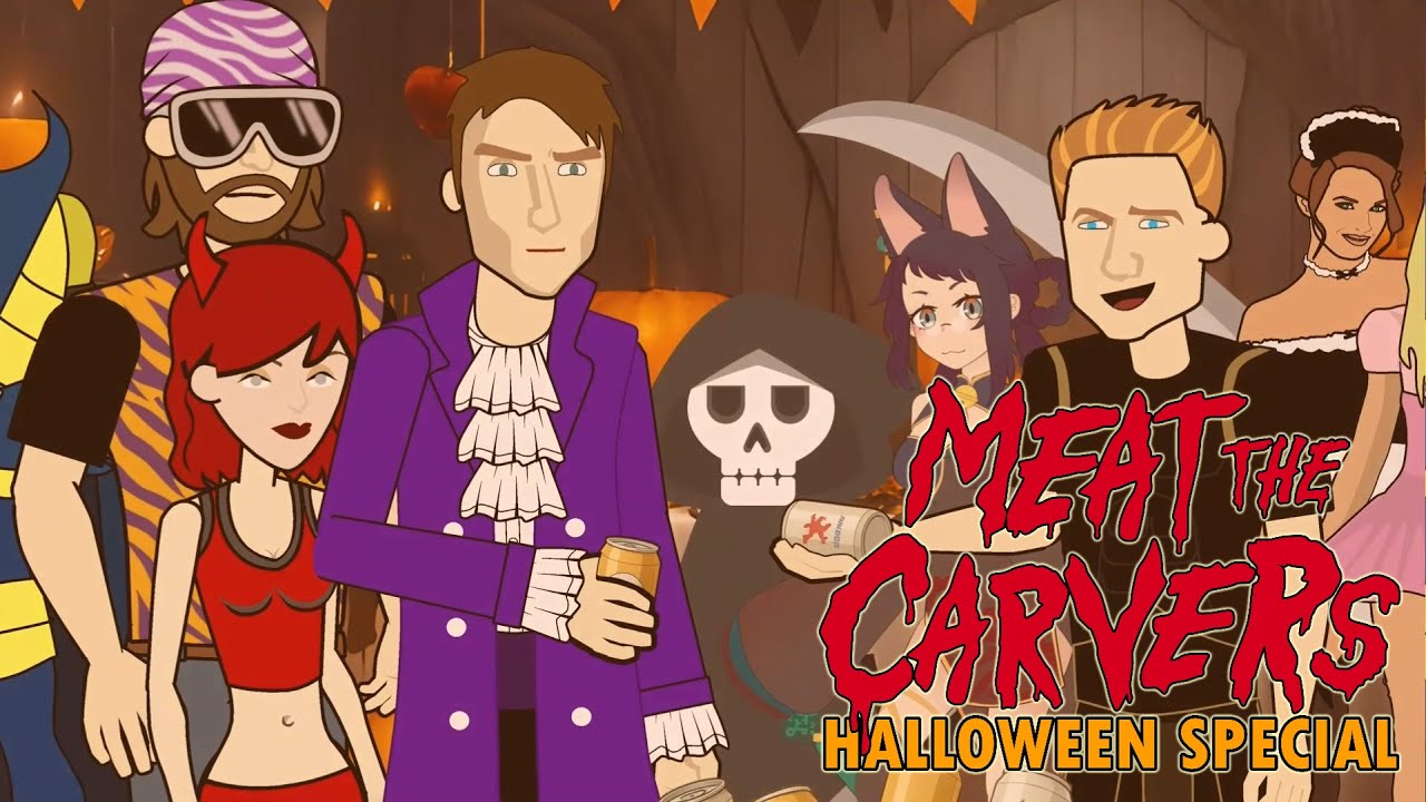 Meat The Carvers Halloween Special 🎃 Rhonda Shear, Diana Prince, Felissa Rose, | ADULT ANIMATED SHOW