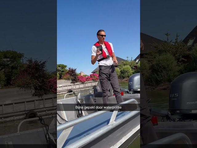 Wat dacht hij 😭 #waterpolitie