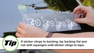 How To Install The Motorcycle Family Stickers