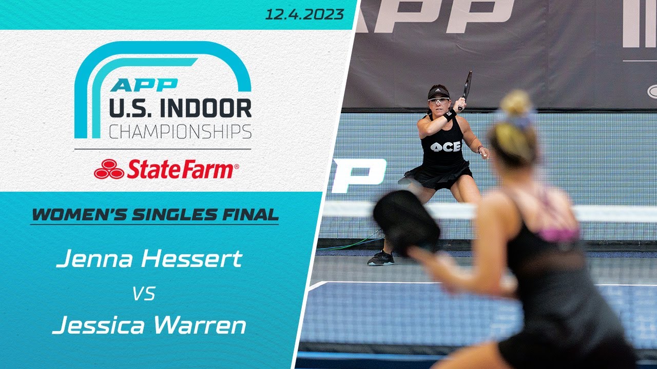 The State Farm 2023 APP U.S. Indoor Championships | Women's Final | Jenna Hessert vs. Jessica Warren