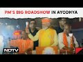 PM Modi In Ayodhya | PM Modis Mega Roadshow In Ayodhya After Ram Temple Visit