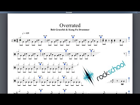 Upload mp3 to YouTube and audio cutter for Overrated Rockschool Grade 3 Drums download from Youtube