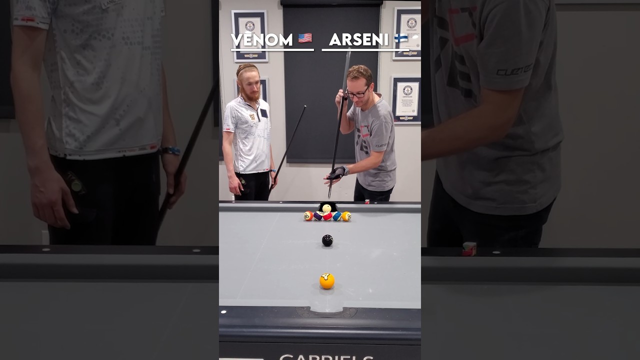 Dizzy Speed Pool Challenge with @arsenisevastyanov2003 😵‍💫⚡🎱❌✅