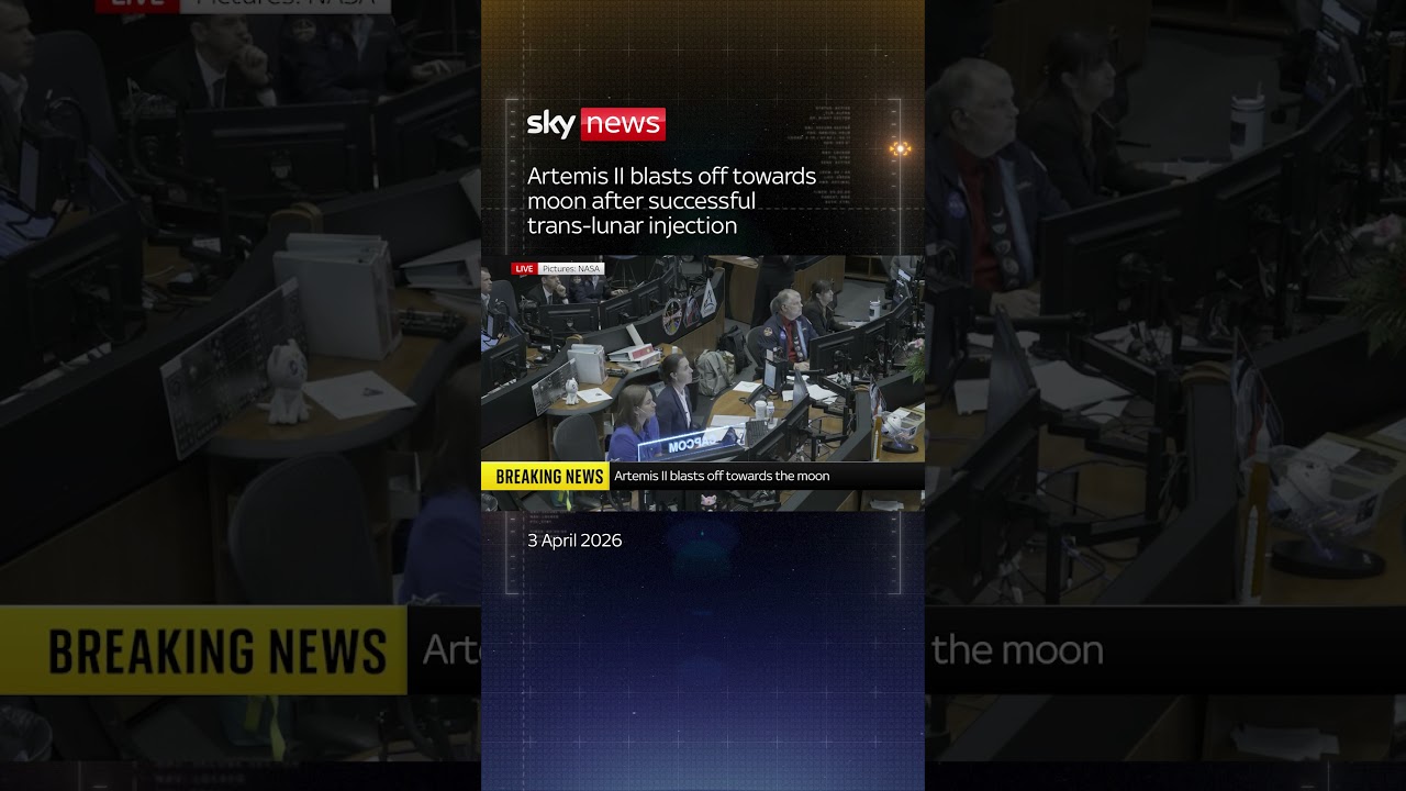 BREAKING: Artemis II has blasted off towards the moon after a successful trans-lunar injection