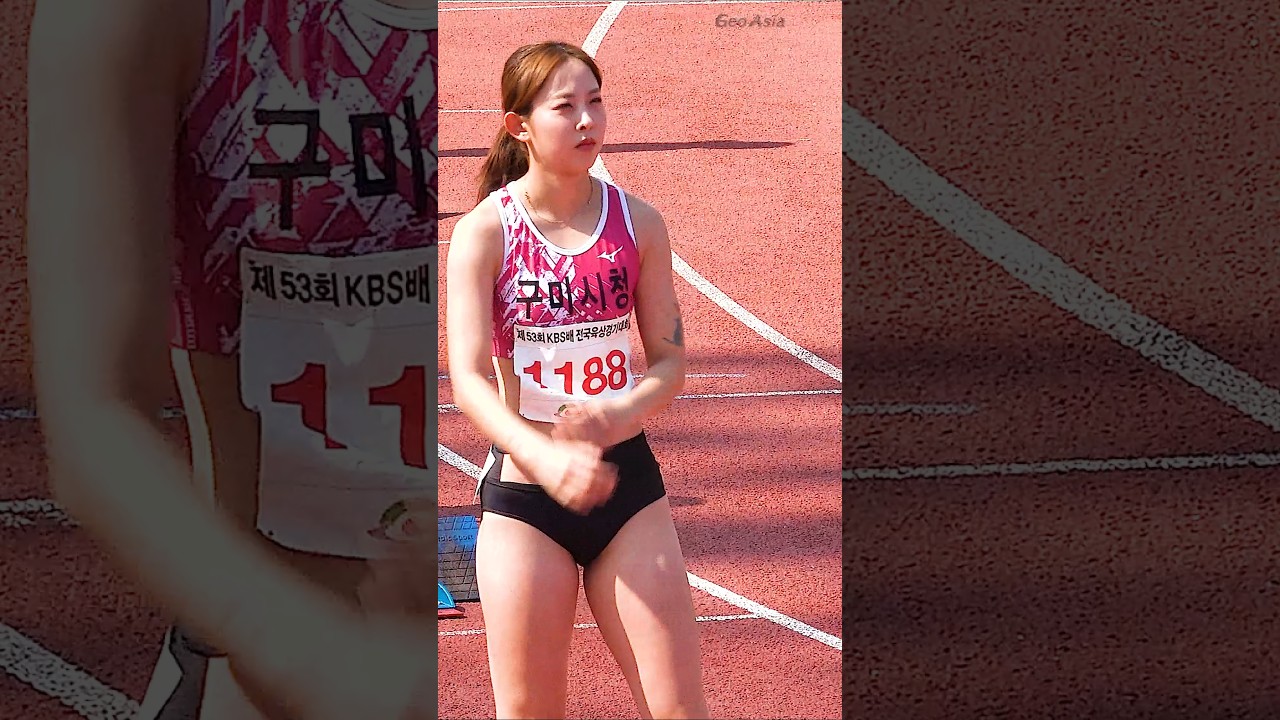 "블럭 맞추고 몸을 깨우는" 김진영 #athletics #김진영 #여자육상 #trackandfield #sportstar