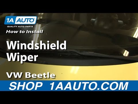 VW NEW BEETLE (MKIV) - Windshield Wiper Blade Replacement