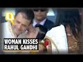 Woman Kisses Rahul Gandhi on Stage, Twitterati Say ‘Happy Valentine’s Day’