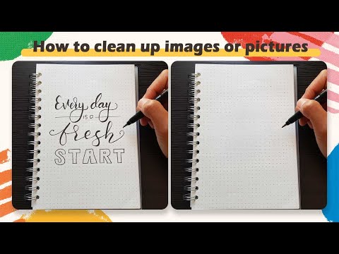 Clean up pictures and images 100% free