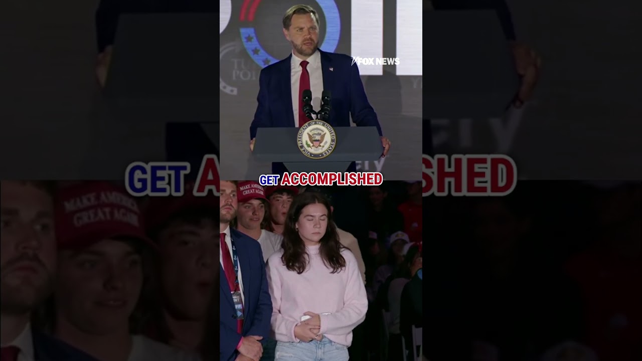 'DISTURBING ME': JD Vance faces TOUGH questions from students at TPUSA rally #shorts