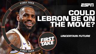 UNCERTAIN LAKERS FUTURE? 👀 Windy finds LeBron opting into his player option ‘unusual!’ | First Take