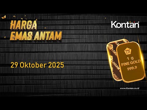 Harga Emas Antam Hari Ini Makin Pudar (29 Oktober 2025)