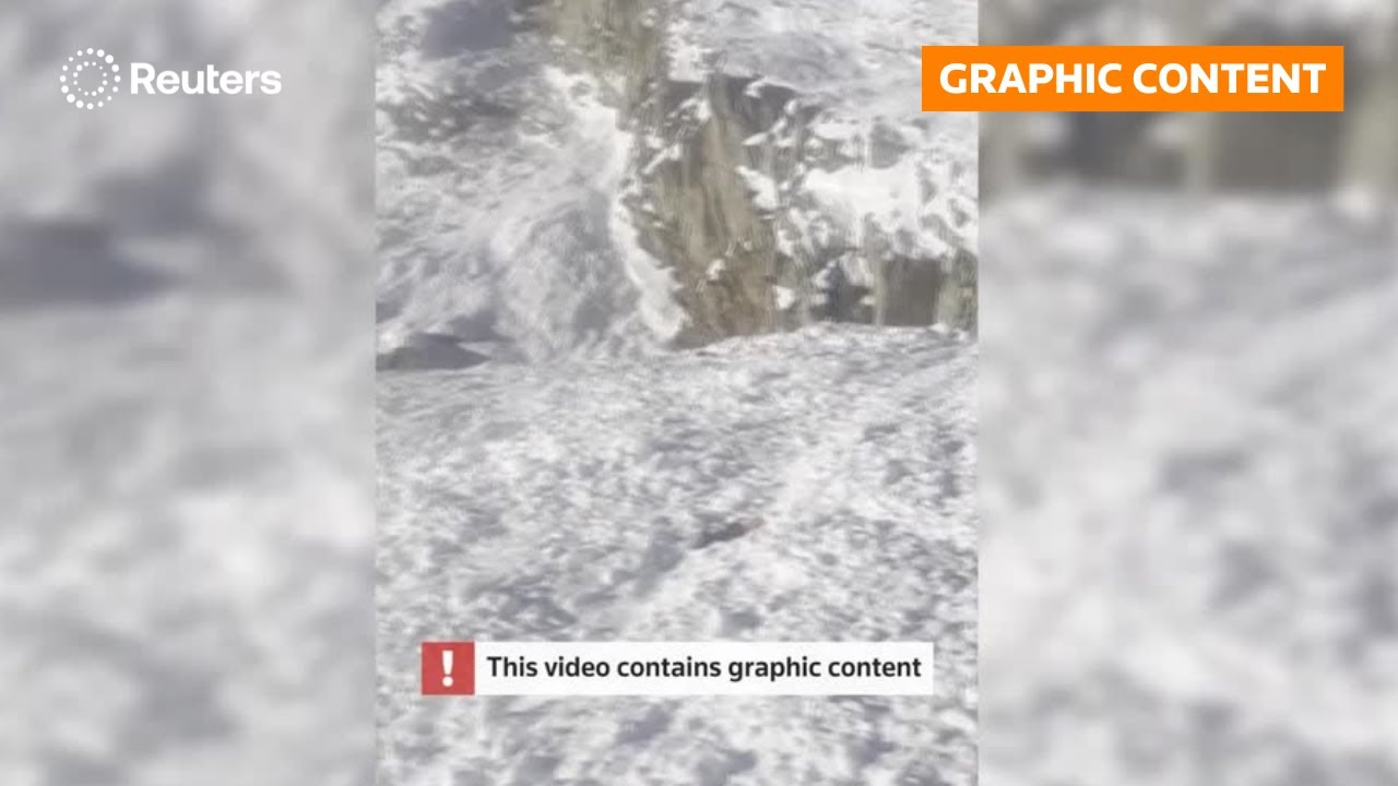 GRAPHIC WARNING: Video shows aftermath of deadly avalanche on a Himalayan peak | REUTERS