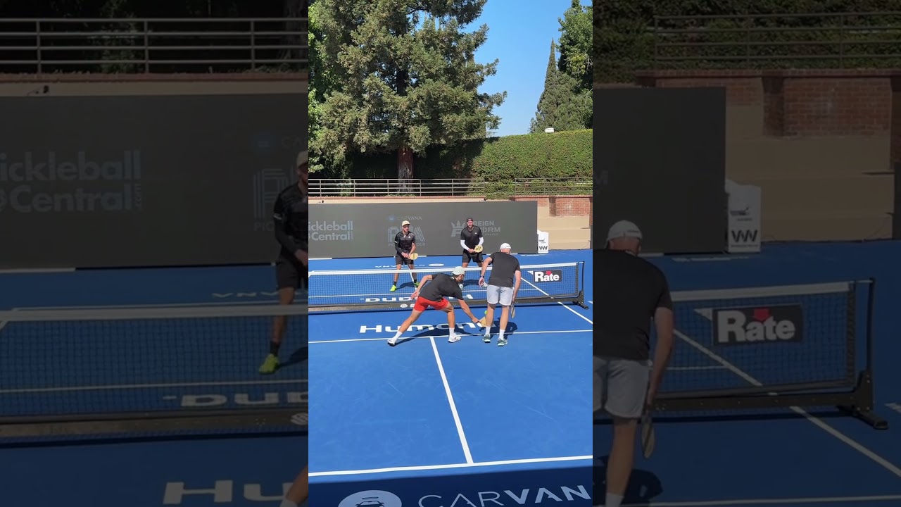 Jack Sock with a SAVAGE ending to this pickleball point and match 😫