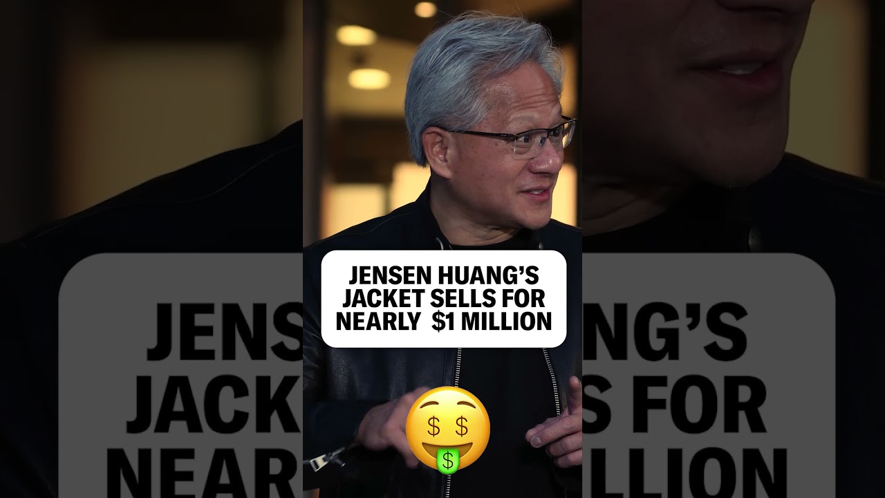 Jensen Huang's jacket just auctioned for nearly $1 million at Sotheby's