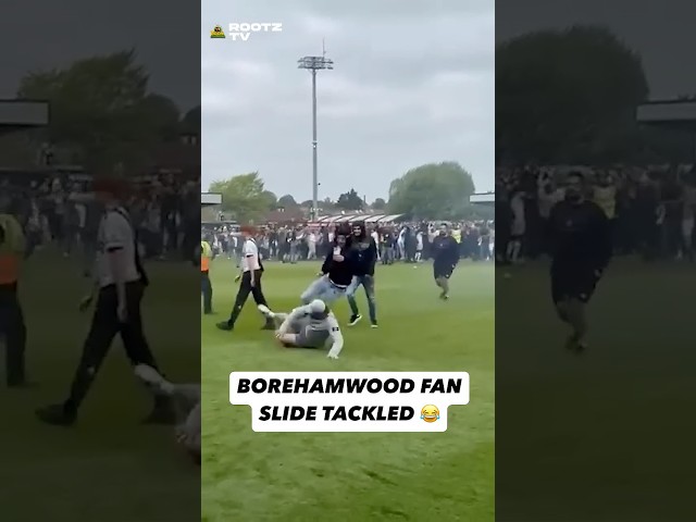 BIG TACKLE FROM THIS MAIDSTONE FAN! 💪 WON THE BALL? 😂