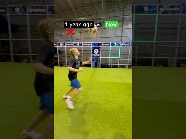 Before & After: Side Volley Mastery in Just 1 Year! ⚽⏳