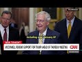 Hear McConnells answer when asked about confronting bad blood with Trump in upcoming meeting(CNN) - 07:00 min - News - Video