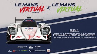 LIVE: Le Mans Virtual Series: Qualifying Feat. Virtual Cup Round 2 - Spa-Francorchamps