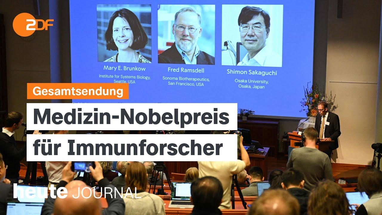 heute journal vom 06.10.2025 Medizin-Nobelpreis, Regierungskrise in Frankreich, Gaza-Verhandlungen