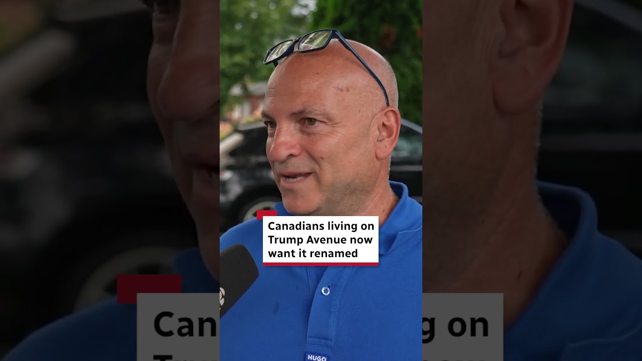 Canadians living on Trump Avenue now want it renamed