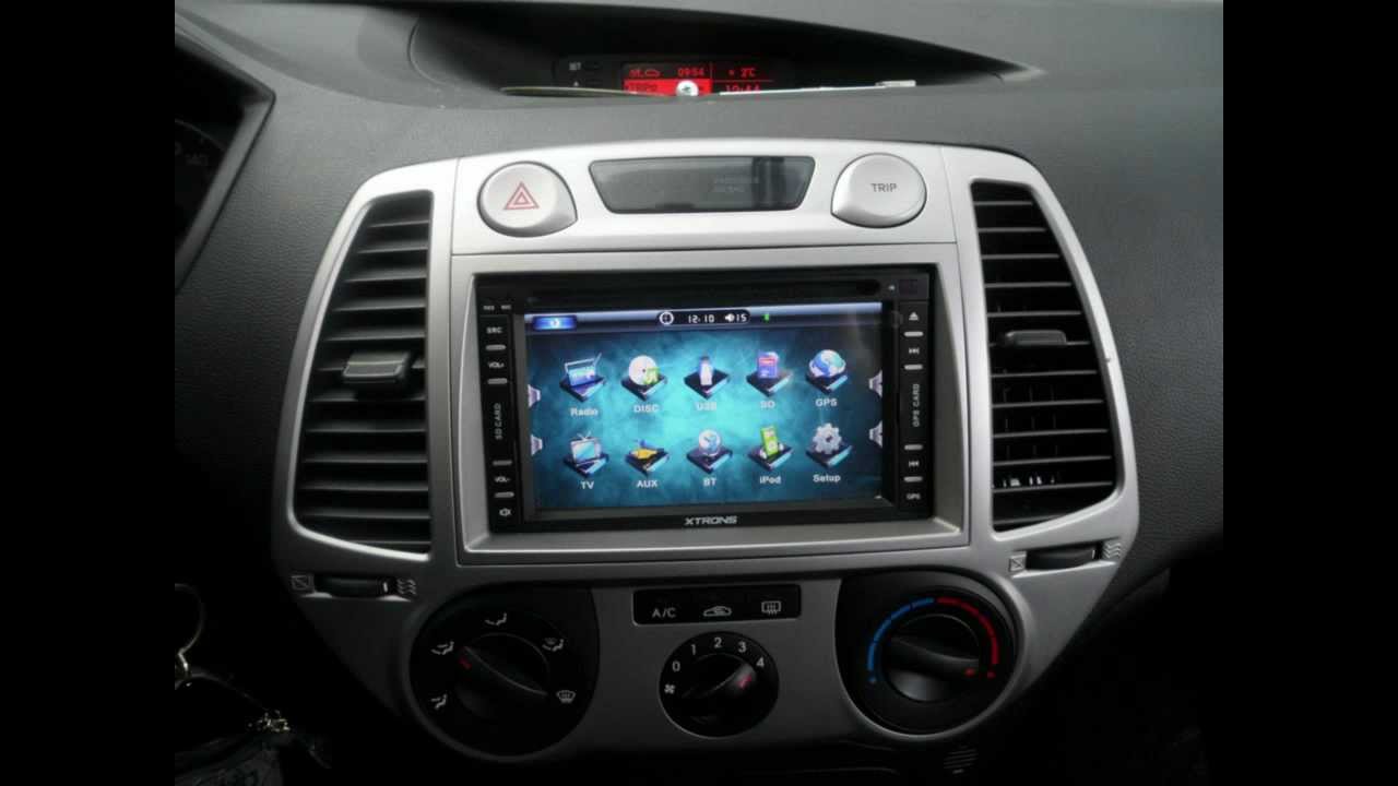 Tutorial autoradio due din Hyundai i20 YouTube