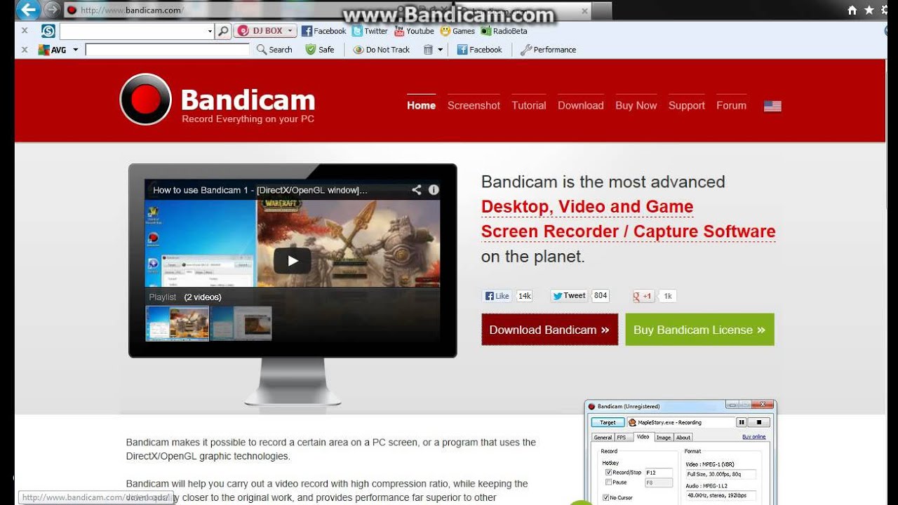 download bandicam for windows 7