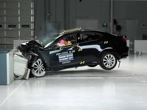 Видео Crash Тесто Lexus IS от 2005 г. насам
