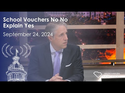 screenshot of youtube video titled School Vouchers No No Explain Yes | South Carolina Lede