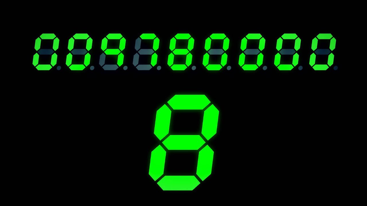 Digital Numbers Counting - Animations for free📳 Teste seus limites com ...