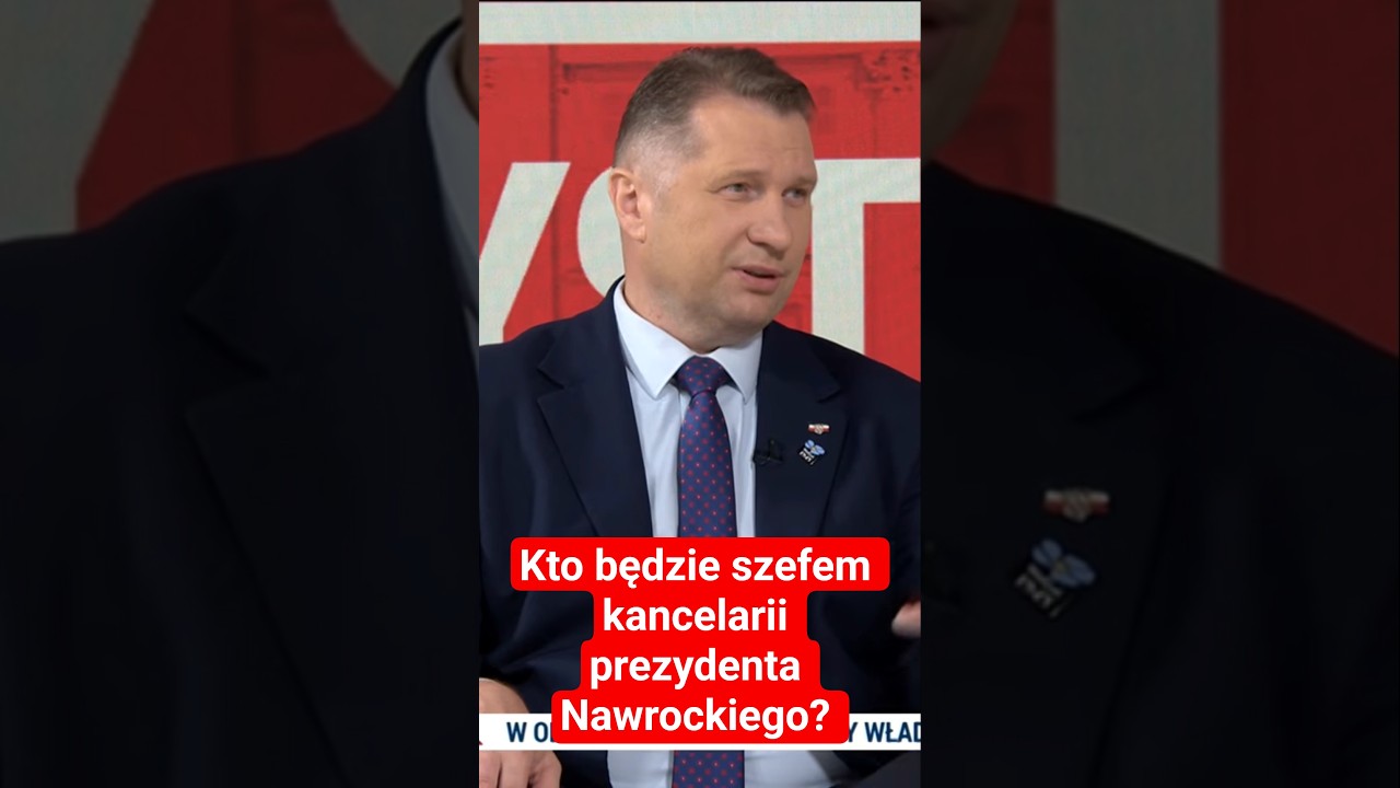 Kto będzie szefem kancelarii prezydenta Nawrockiego? Czarnek: będę służył swoimi umiejętnościami
