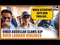 J&K CM Omar Abdullah Slams BJP Over Ladakh Violence | Statehood Protest in Leh | Congress| J&K