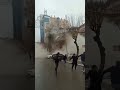 Video shows building collapsing after Turkey quake