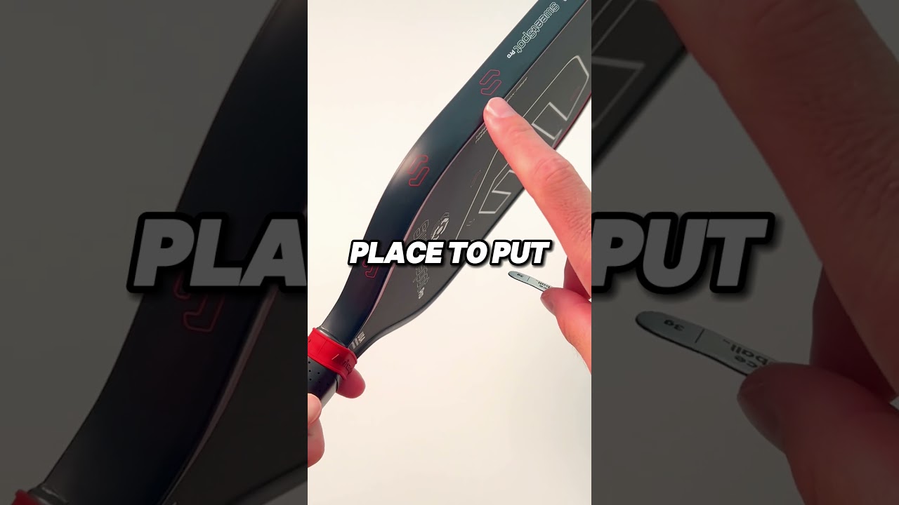 How to Customize Your Pickleball Paddle With Lead, Part 3