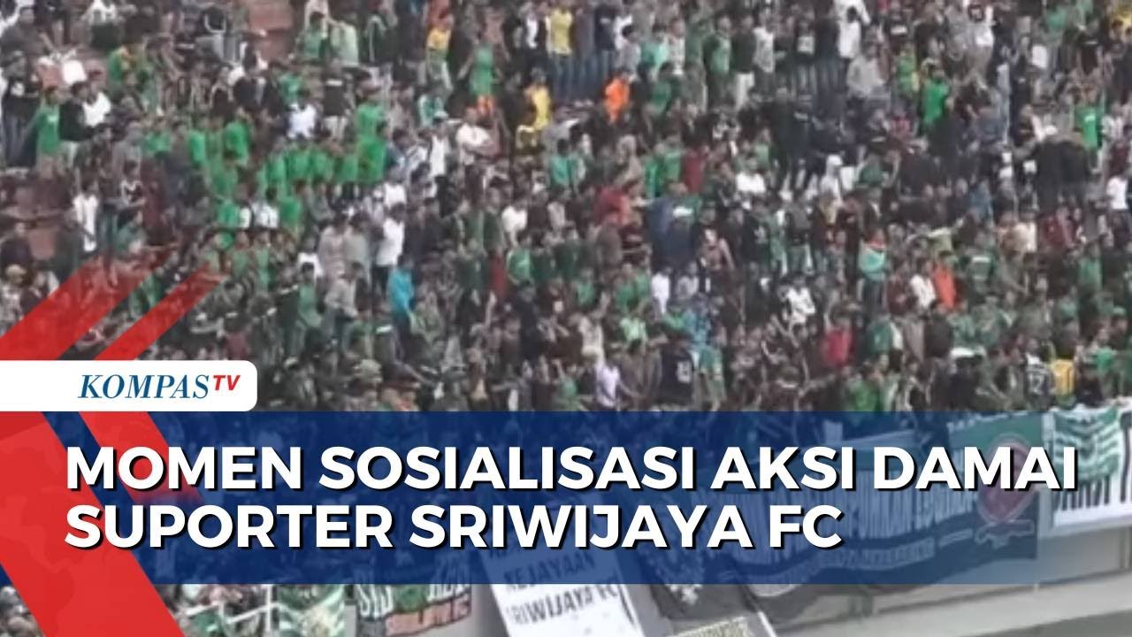 Momen Suporter Sriwijaya FC Serukan Aksi Damai Sambut Liga 2 Musim 2024-2025